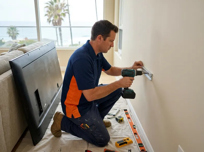 TV & Shelf Mounting in La Jolla, CA